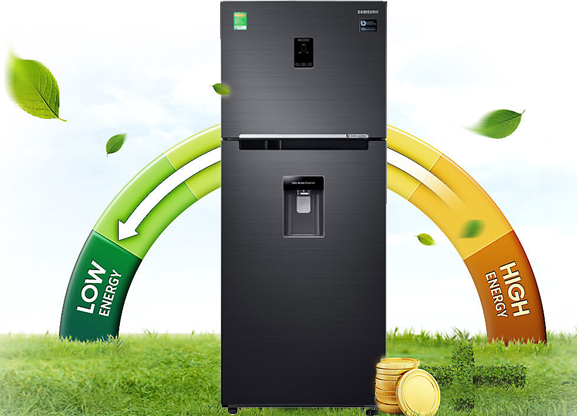 Tủ Lạnh SAMSUNG Inverter 360 Lít RT35K5982BS/SV